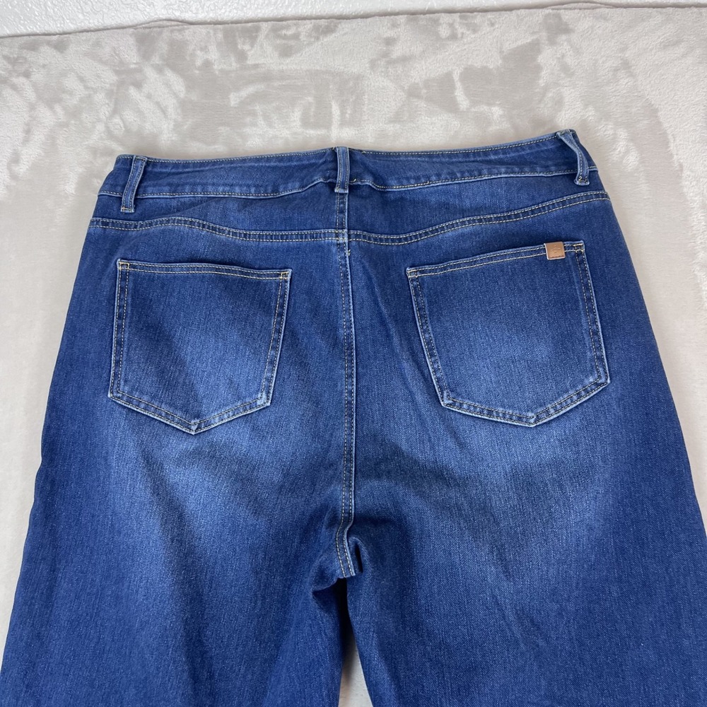 Halara Jeans Womens XL Flex High Waisted Pockets Straight Leg Stretch Comfort - Picture 10 of 11
